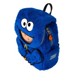 1, Sesame Street by Loungefly Plush Mini Cookie Monster Backpack | 0671803536524