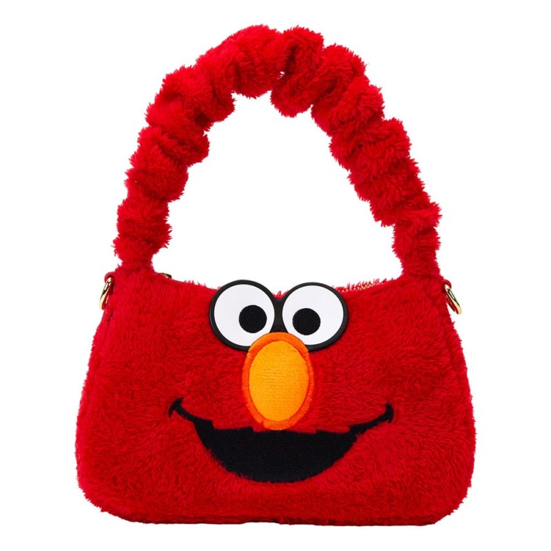 1, Sesame Street by Loungefly Plush Elmo Shoulder Bag | 0671803536555