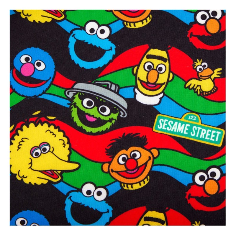 1, Rue Sésame Street by Loungefly Plush sac à bandoulière Elmo | 0671803536555