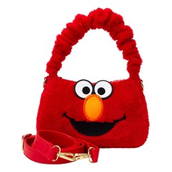 1, Sesame Street by Loungefly Plush Elmo Shoulder Bag | 0671803536555