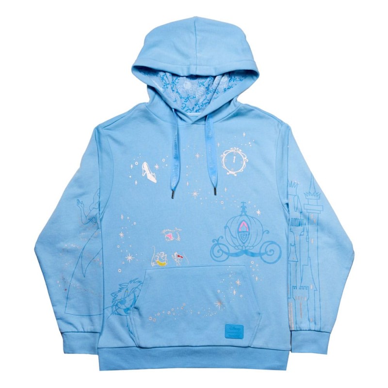 Disney by Loungefly Cinderella 75th Anniversary Unisex Hoodie (L) | 0671803546264