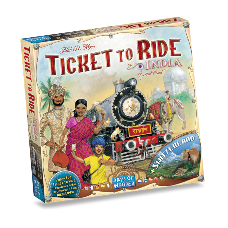 Ticket to Ride - Ext. India/Switzerland