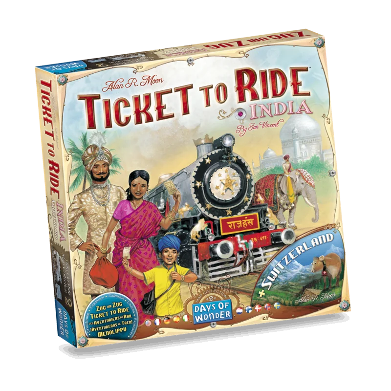 Ticket to Ride - Ext. India/Switzerland | 824968117743