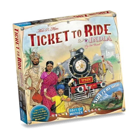 Ticket to Ride - Ext. India/Zwitserland | 824968117743