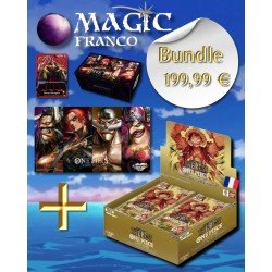 One Piece Card Game - BUNDLE - PRB-01 - Premium Booster Display (20 Boosters) - FR + Special Goods Set - Former Four Emperors