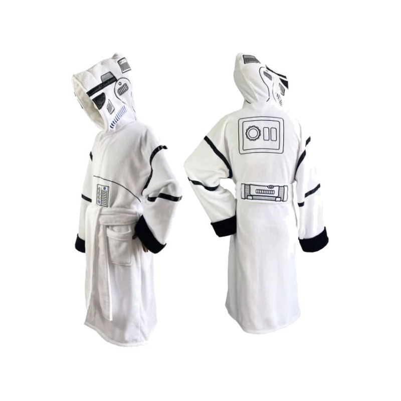 Star Wars Original Stormtrooper Fleece Badjas Stormtrooper Wit | 5055437937806