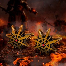 Warhammer 40,000  boutons de manchette Chaos  | 5060914716911