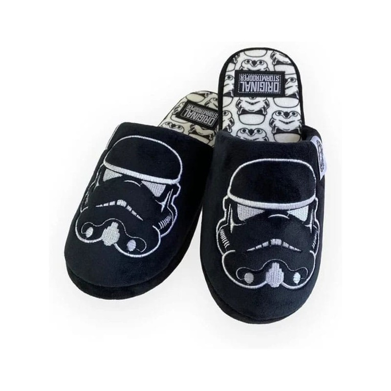Star Wars Original Stormtrooper Pantoffels Zwart EU 8 - 10 | 5055437937486