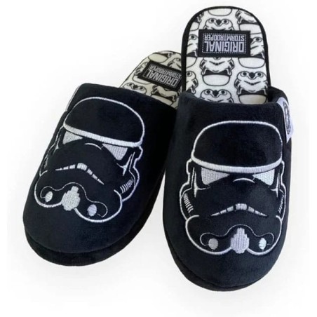 Star Wars Original Stormtrooper Pantoffels Zwart EU 8 - 10 | 5055437937486