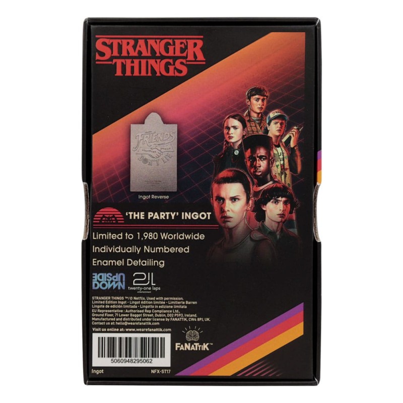 Stranger Things Lingot Limited Edition  | 5060948295062