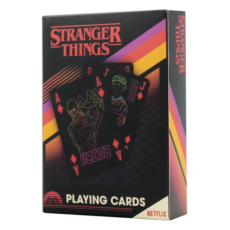 Stranger Things présentoir jeux de cartes à jouer (12) | 5060948296670