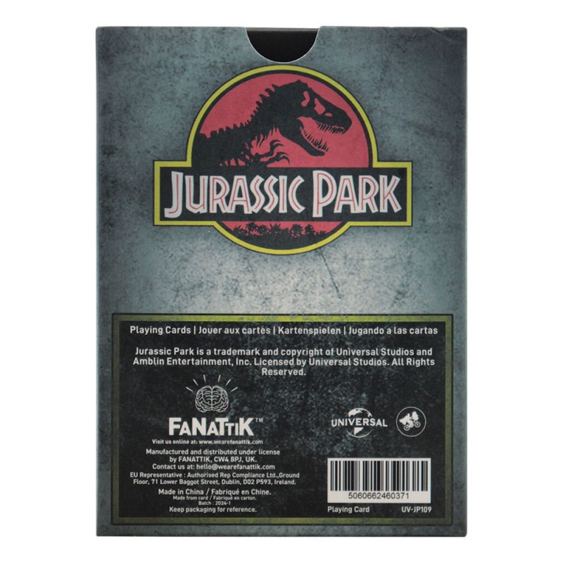 Jurassic Park présentoir jeux de cartes à jouer Gift Shop (12) | 5060948296694