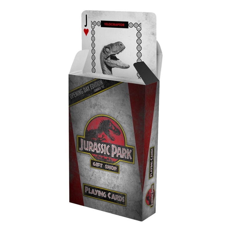 Jurassic Park présentoir jeux de cartes à jouer Gift Shop (12) | 5060948296694