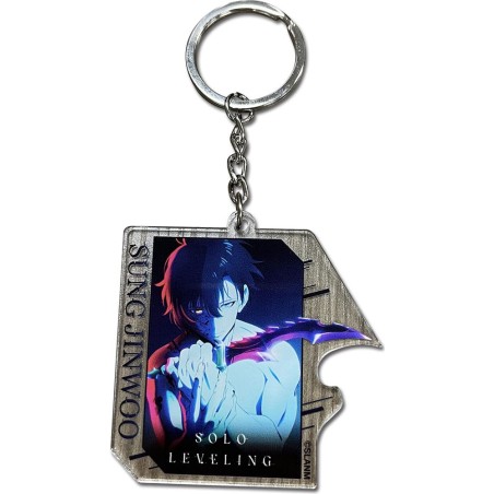 Solo Leveling Keychain Sung Jinwoo Teaser Art  | 0195284440212