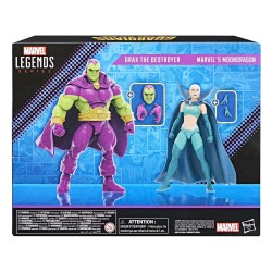 Guardians of the Galaxy Marvel Legends pack 2 figurines Drax the Destroyer & Marvel's Moondragon 15 cm | 5010996145949