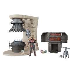 Star Wars The Mandalorian Vintage Collection The Armorer's Forge with The Armorer (Lakeside Covert World) | 5010996254580