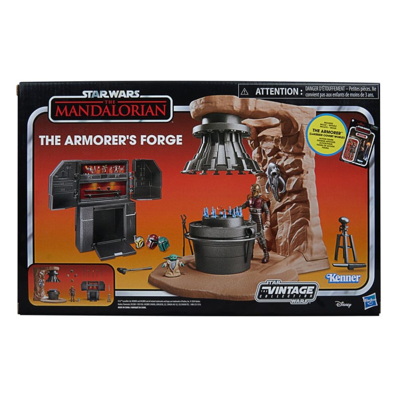 Star Wars The Mandalorian Vintage Collection De smederij van de Armorer met The Armorer (Lakeside Covert World) | 5010996254580