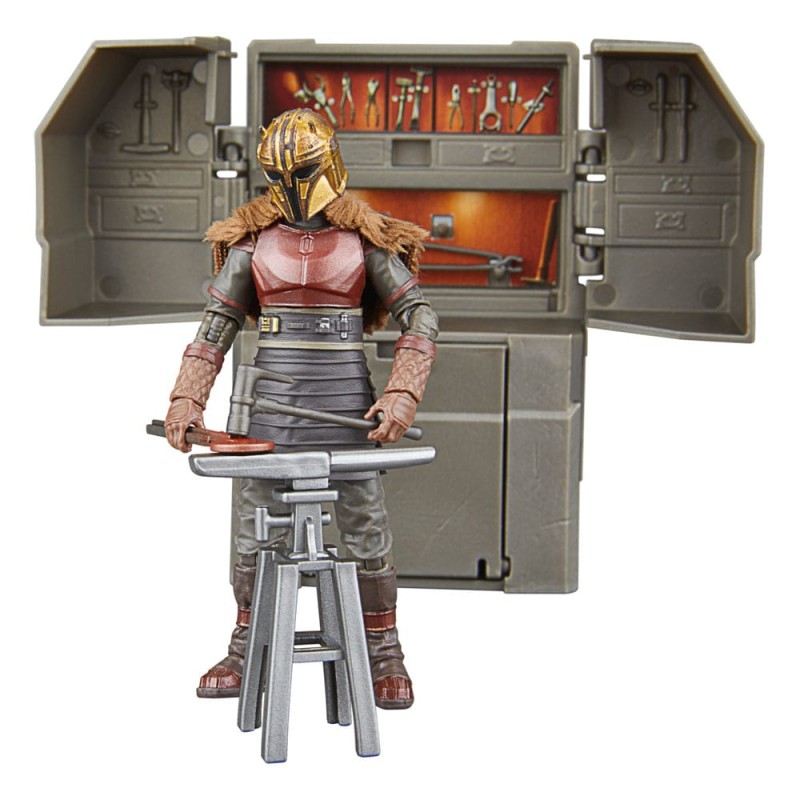 Star Wars The Mandalorian Vintage Collection De smederij van de Armorer met The Armorer (Lakeside Covert World) | 5010996254580