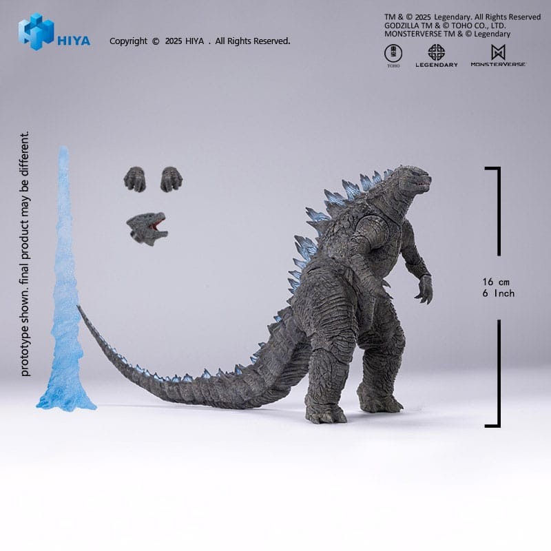 Godzilla 2014 figurine Exquisite Basic+ Godzilla Translucent Ver. 18 cm    | 6957534204111