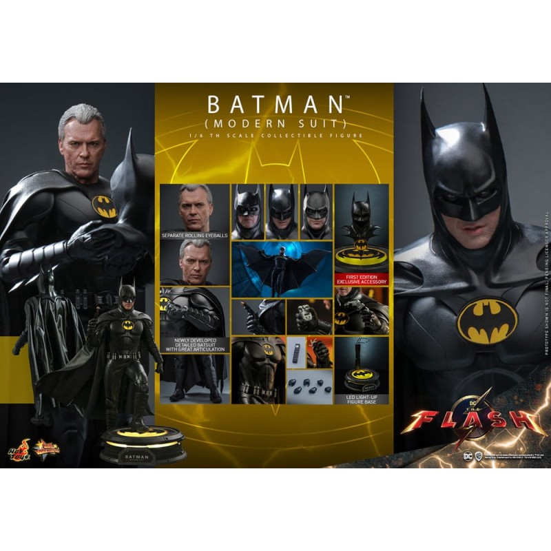 The Flash figurine Movie Masterpiece 1/6 Batman (Modern Suit) 30 cm | 4895228614636