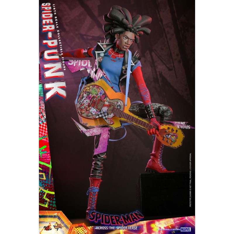 Spider-Man: Across the Spider-Verse figurine Movie Masterpiece 1/6 Spider-Punk 32 cm | 4895228615732