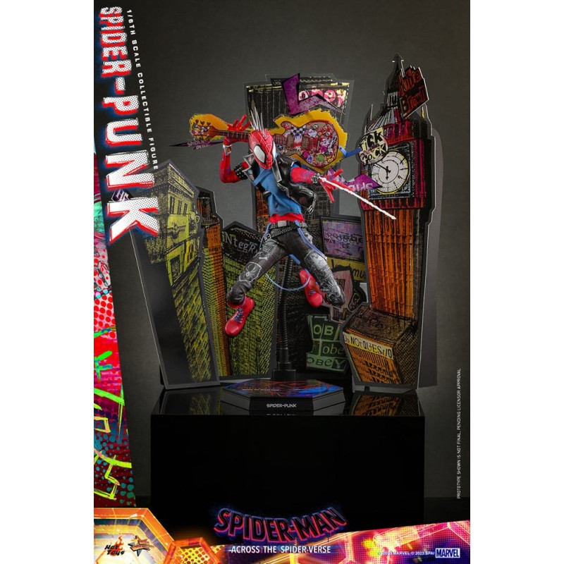 Spider-Man: Across the Spider-Verse figurine Movie Masterpiece 1/6 Spider-Punk 32 cm | 4895228615732