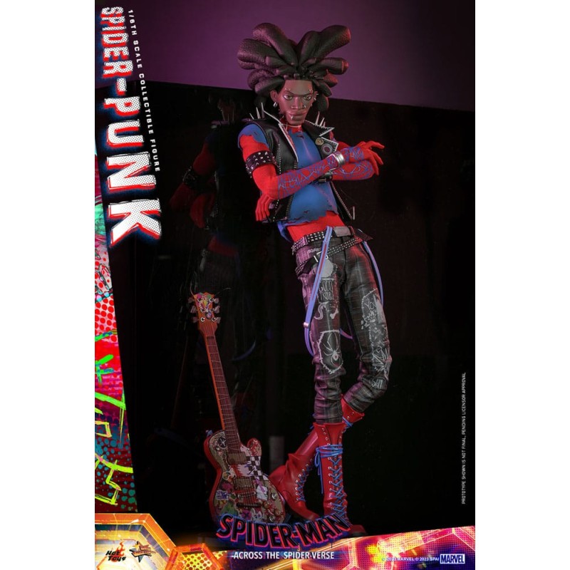 Spider-Man: Across the Spider-Verse figurine Movie Masterpiece 1/6 Spider-Punk 32 cm | 4895228615732
