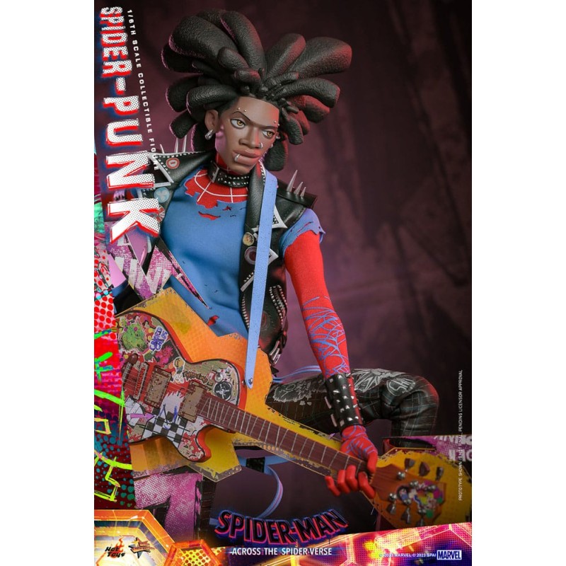 Spider-Man: Across the Spider-Verse Movie Masterpiece 1/6 Spider-Punk Figure 32 cm | 4895228615732