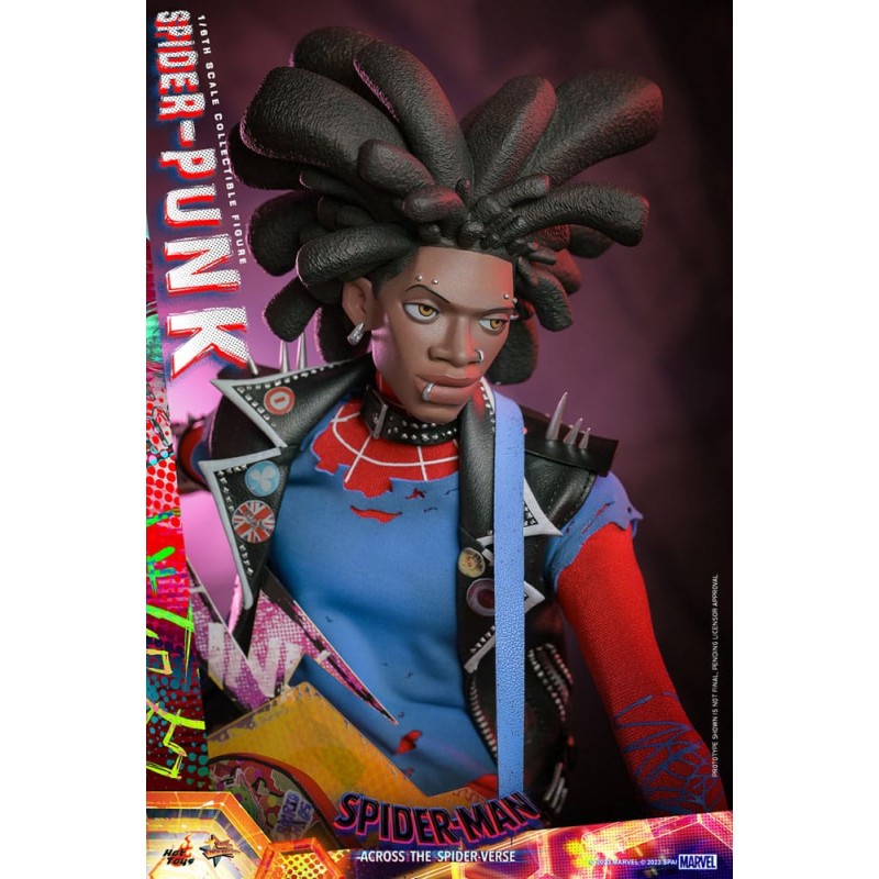 Spider-Man: Across the Spider-Verse figurine Movie Masterpiece 1/6 Spider-Punk 32 cm | 4895228615732