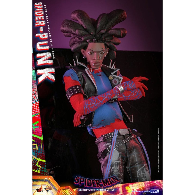 Spider-Man: Across the Spider-Verse figurine Movie Masterpiece 1/6 Spider-Punk 32 cm | 4895228615732