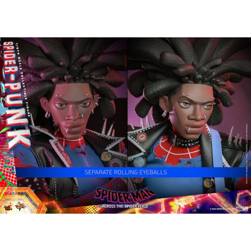 Spider-Man: Across the Spider-Verse figurine Movie Masterpiece 1/6 Spider-Punk 32 cm | 4895228615732