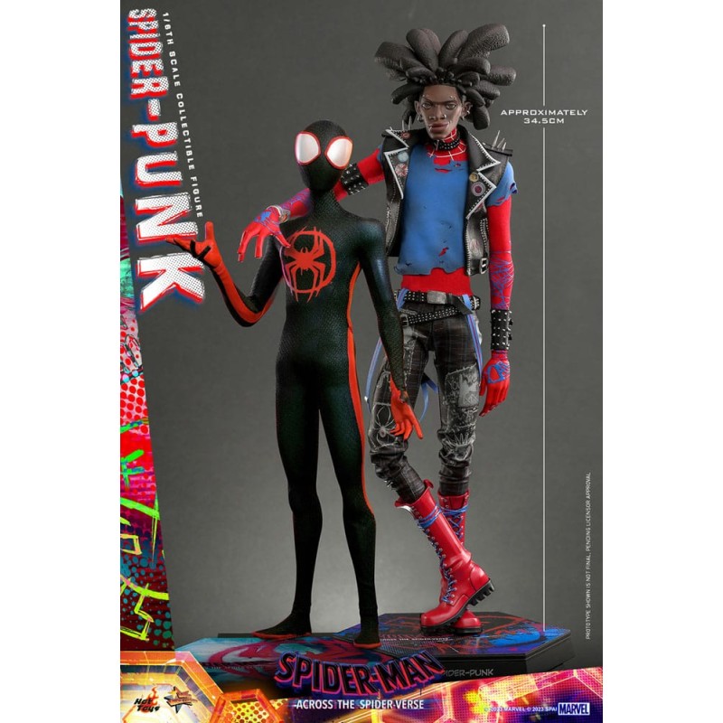Spider-Man: Across the Spider-Verse figurine Movie Masterpiece 1/6 Spider-Punk 32 cm | 4895228615732