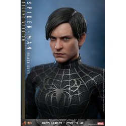 Spider-Man 3 Movie Masterpiece Figure 1/6 Spider-Man (Black Suit) (Deluxe Version) 30 cm | 4895228615800