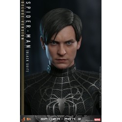 Spider-Man 3 figurine Movie Masterpiece 1/6 Spider-Man (Black Suit) (Deluxe Version) 30 cm | 4895228615800