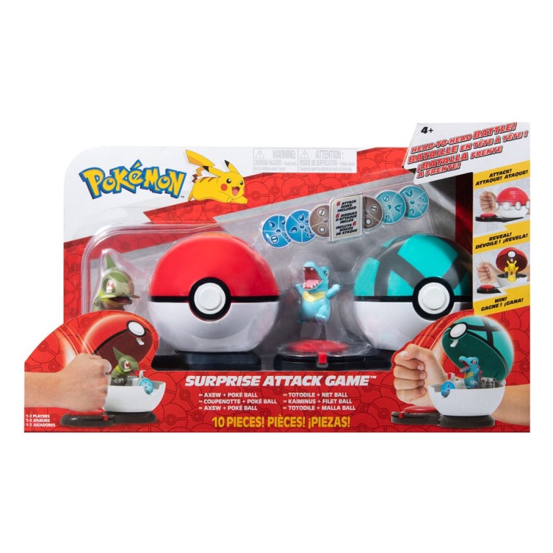 Pokémon Jeu d'attaque surprise Togetic & Poké Ball vs. Kaiminus & Filet Ball | 0191726483175