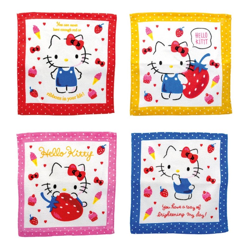 Sanrio présentoir servietten de toilette Hello Kitty 30 x 30 cm (36) | 8052780426114