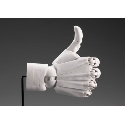 Takahiro Kagami Artist Support Item Hand PVC 1/1 Model Heren /R Wit 22 cm | 4934054070770