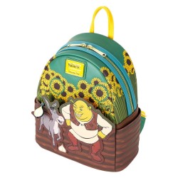 Dreamworks by Loungefly Mini sac à dos Shrek & Donkey Sunflower Field | 0671803536647