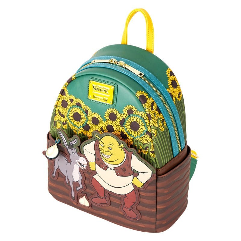 Dreamworks by Loungefly Mini sac à dos Shrek & Donkey Sunflower Field | 0671803536647