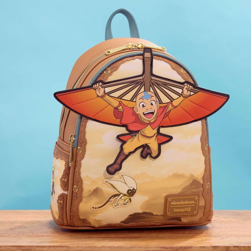 Nickelodeon by Loungefly Mini Backpack Avatar: The Last Airbender Aang Glider Staff | 0671803536425