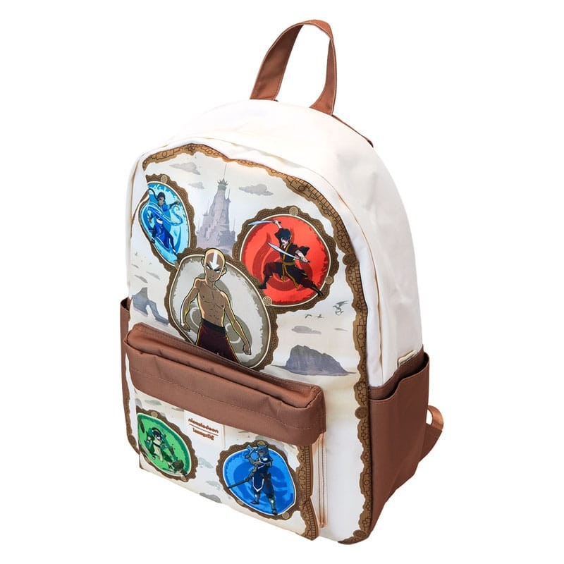 Nickelodeon by Loungefly Full-Size Nylon Backpack Avatar: The Last Airbender Bending Arts  | 0671803536449