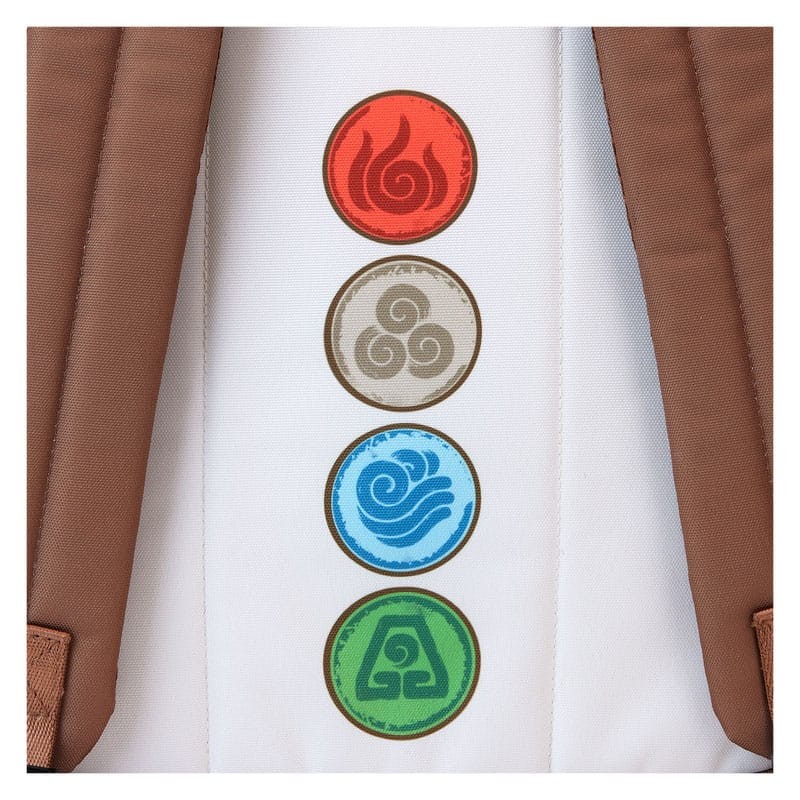 Nickelodeon by Loungefly Full-Size Nylon Rugzak Avatar: De Laatste Airbender Buigende Kunsten  | 0671803536449