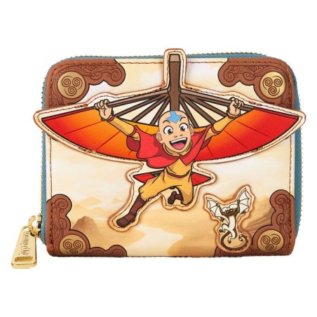 Nickelodeon by Loungefly Avatar: The Last Airbender Aang Glider Staff Wallet | 0671803536456