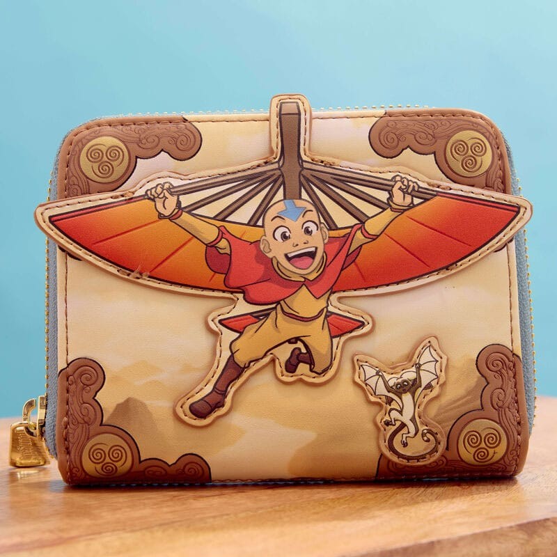 Nickelodeon by Loungefly Avatar: The Last Airbender Aang Glider Staff Wallet | 0671803536456