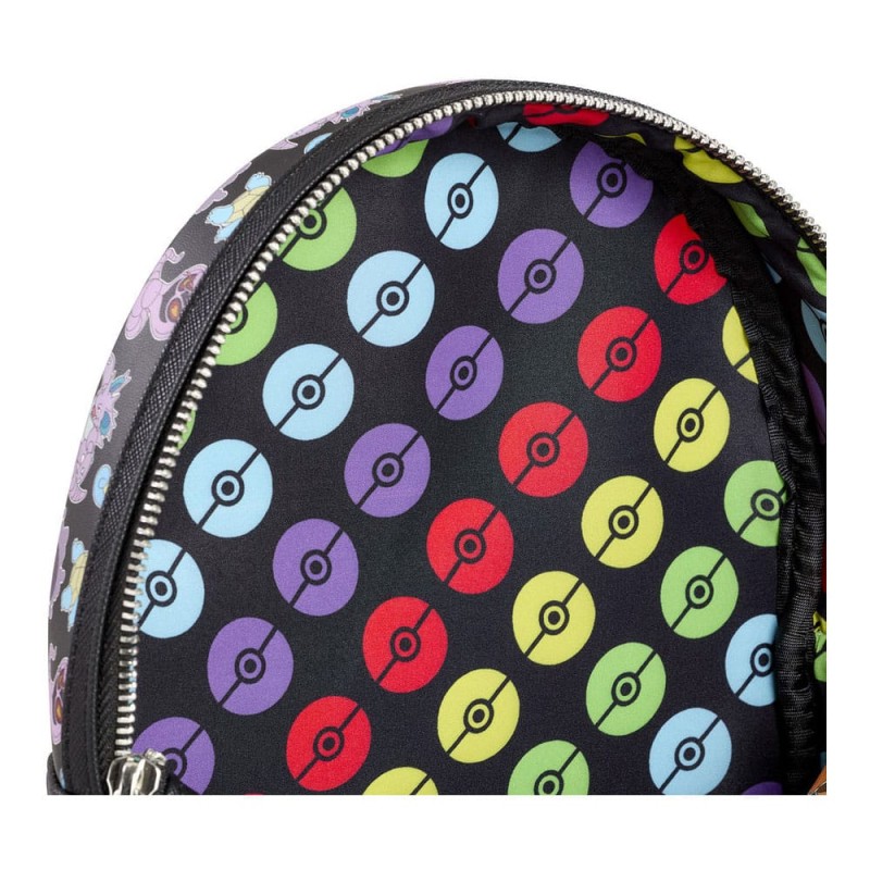 Pokemon by Loungefly Backpack Mini Multi Character All Over Print | 0671803531055