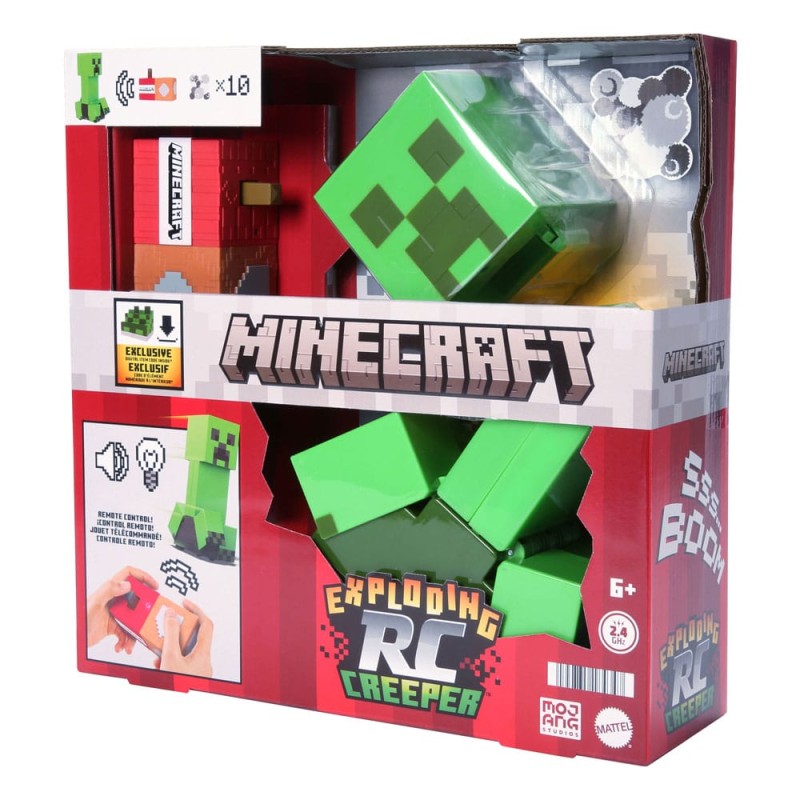 Minecraft figurine radiocommandé Exploding Creeper 25 cm | 0194735184347