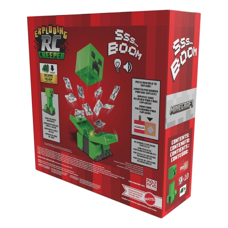 Minecraft Exploding Creeper 25cm RC Figuur | 0194735184347