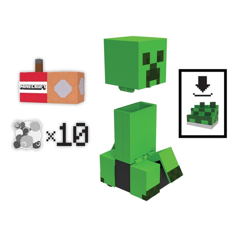 Minecraft Exploding Creeper 25cm RC Figuur | 0194735184347