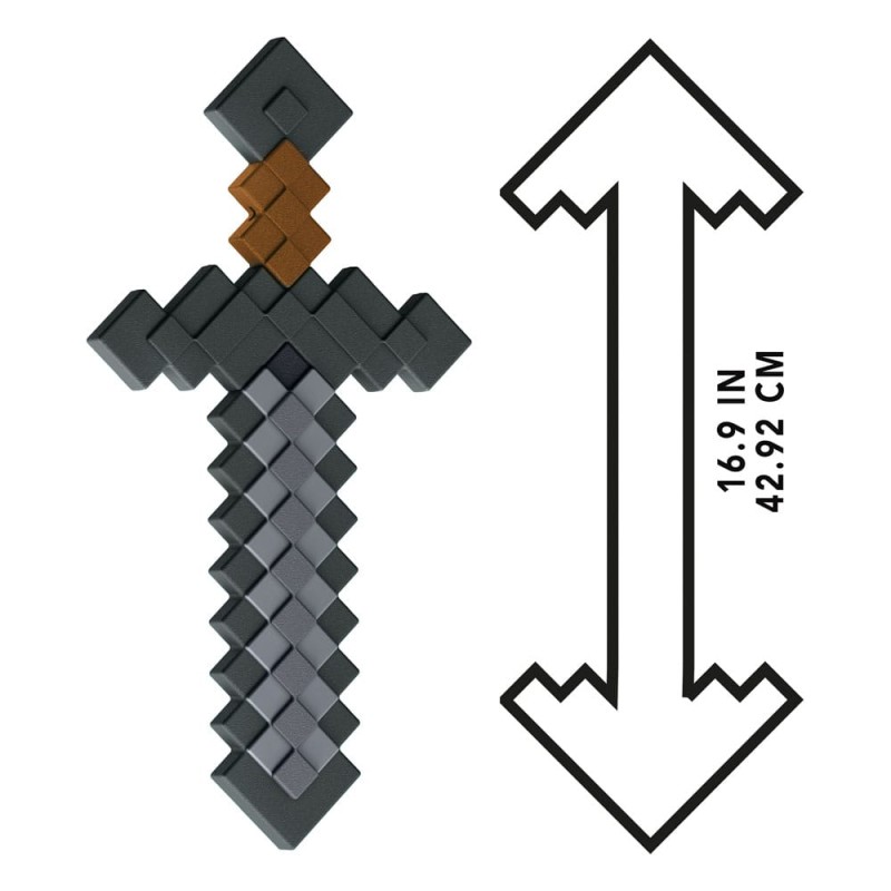 Minecraft Replica Roleplay Stone Sword 43 cm | 0194735276417