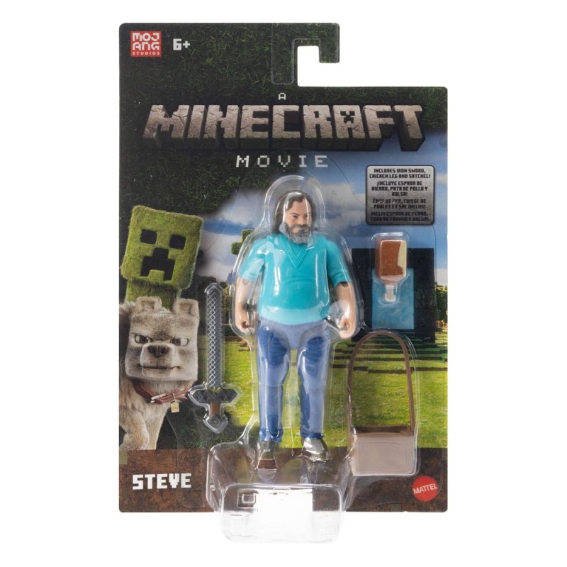 Minecraft, the Steve 10 cm action figure movie | 0194735304295